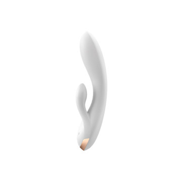 Satisfyer - Double Flex Vibrador App Blanco | Vybes.it