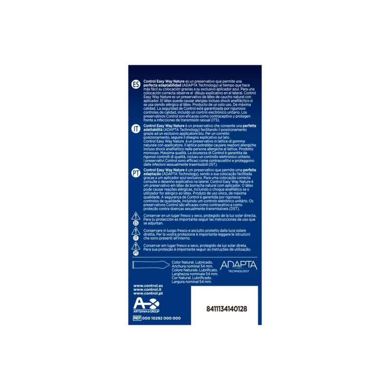 CONTROL - NATURA EASY WAY 10 UNITÀ - CONTROL CONDOMS - Gamma naturale