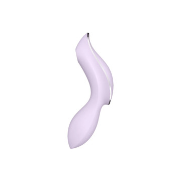 Satisfyer - Curvy Trinity 2 Estimulador Y Vibrador Morado | Vybes.it