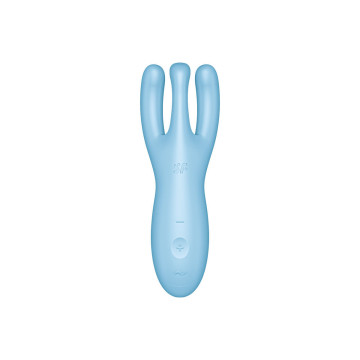 Satisfyer - Threesome 4 Vibrador App Azul | Vybes.it