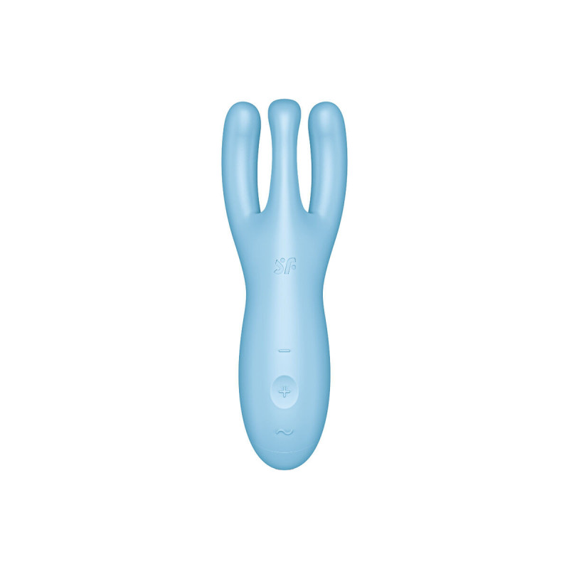 Satisfyer - Threesome 4 Vibrador App Azul | Vybes.it