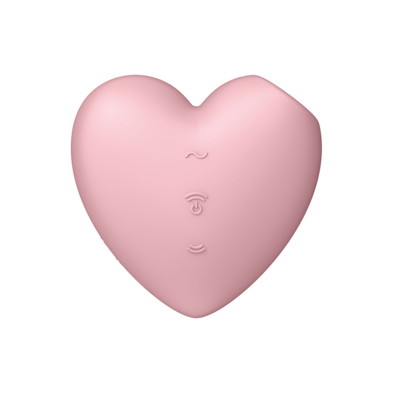 Satisfyer - Cutie Heart Estimulador Y Vibrador Rosa | Vybes.it