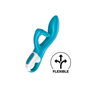 SATISFYER - EMBRACE ME VIBRADOR PUNTO G TURQUESA
