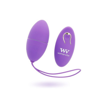 Womanvibe - Alsan Huevo Control Remoto Silicona Morado | Vybes.it
