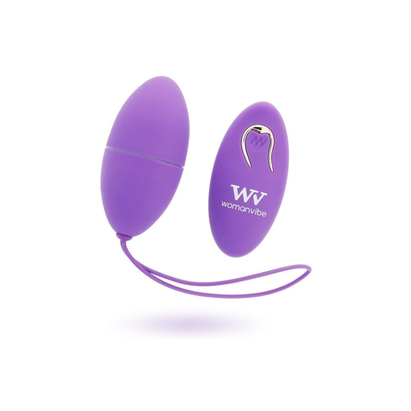 Womanvibe - Alsan Huevo Control Remoto Silicona Morado | Vybes.it