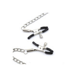 OHMAMA FETISH BLACK BALL GAG WITH NIPPLE CLAMPS - Gags | Vybes.it