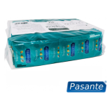PASANTE - TROPICAL MANGO PINEAPPLE AND COCONUT FLAVOURED CONDOMS 53 MM 144 UNITS (BAG)