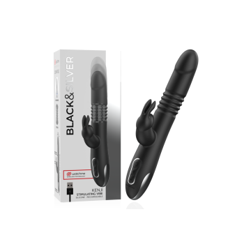 Black&Silver - Kenji Vibromasseur Rabbit Up & Down + Télécommande