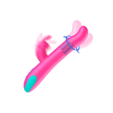 Happy Loky - Pluto Rabbit Vibrator & Rotator + Mando Control Remoto