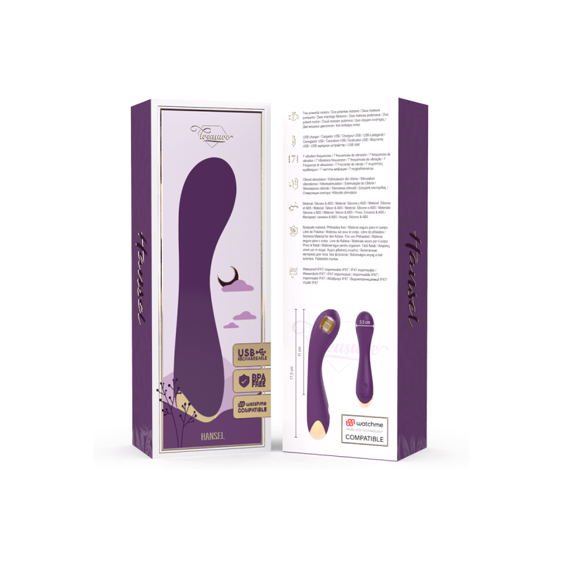Treasure - Hansel G - Spot Vibrador + Mando Control Remoto Watchme
