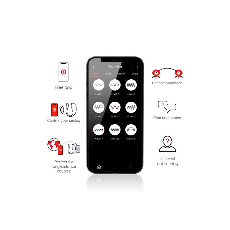Oninder - Nairobi Huevo Vibrador Negro - App Gratuita | Vybes.it