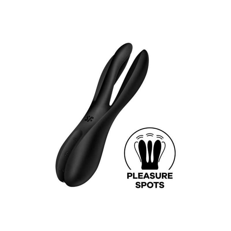 Satisfyer - Vibratore Threesome 2 Nero | Vybes.it