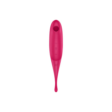 Satisfyer - Twirling Pro Estimulador Y Vibrador Rojo | Vybes.it