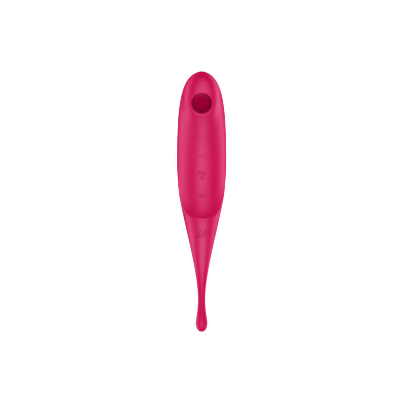 Satisfyer - Twirling Pro Estimulador Y Vibrador Rojo | Vybes.it