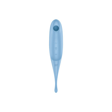 Satisfyer - Twirling Pro Estimulador Y Vibrador Azul | Vybes.it