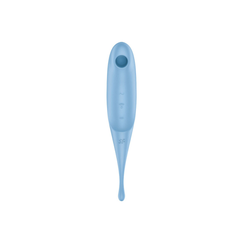 Satisfyer - Twirling Pro Estimulador Y Vibrador Azul | Vybes.it