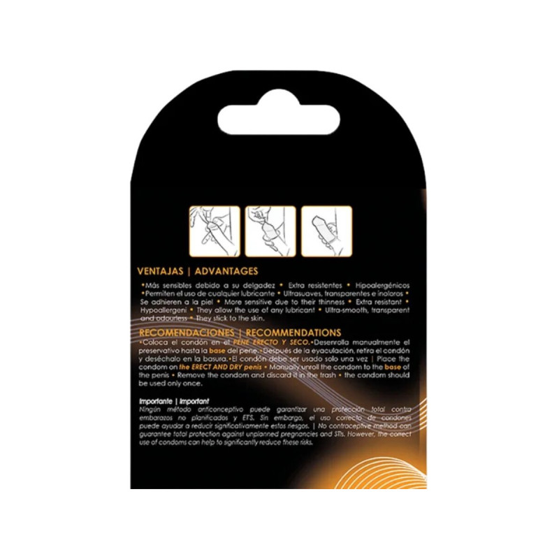 UNIQ - CLASSIC PRÉSERVATIFS SANS LATEX 3 UNITÉS | Vybes.it