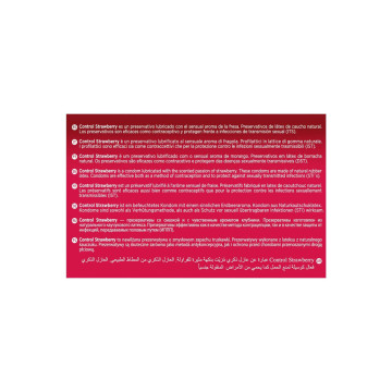 CONTROL - ADAPTA ERDBEERKONDOME 144 EINHEITEN - CONTROL CONDOMS - Aro…