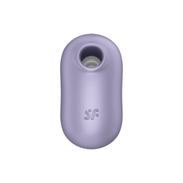 Satisfyer - Pro To Go 2 Estimulador Y Vibrador Doble Violeta |