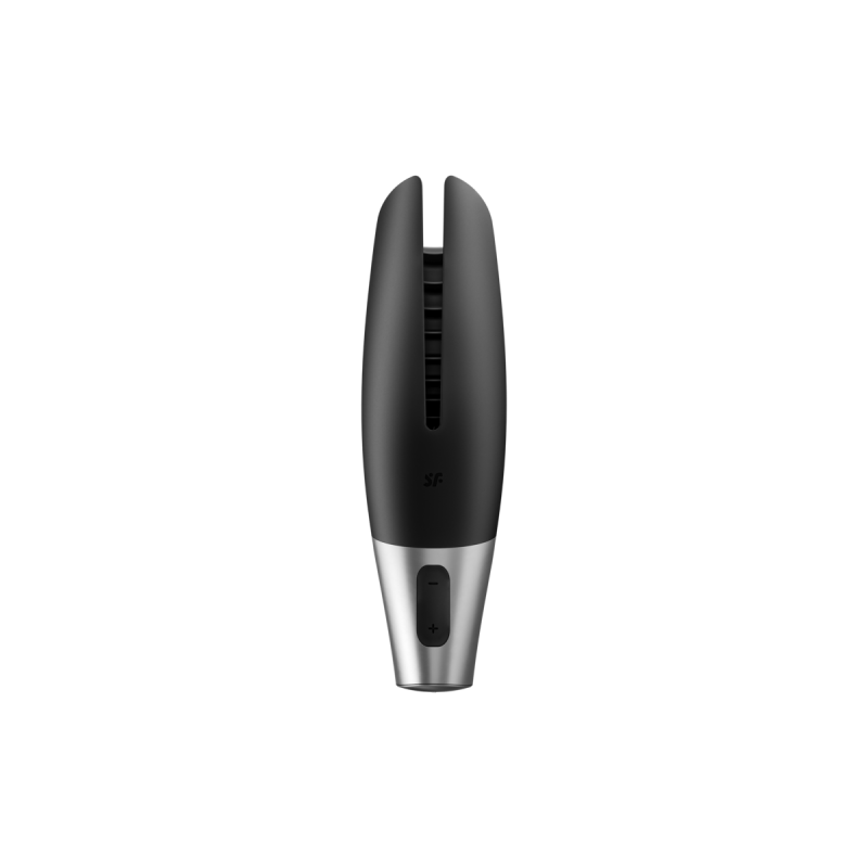 Satisfyer - Power Masturbator Negro Y Plata | Vybes.it