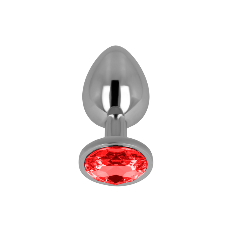 Ohmama - Plug Anal Con Cristal Rojo 8 Cm | Vybes.it