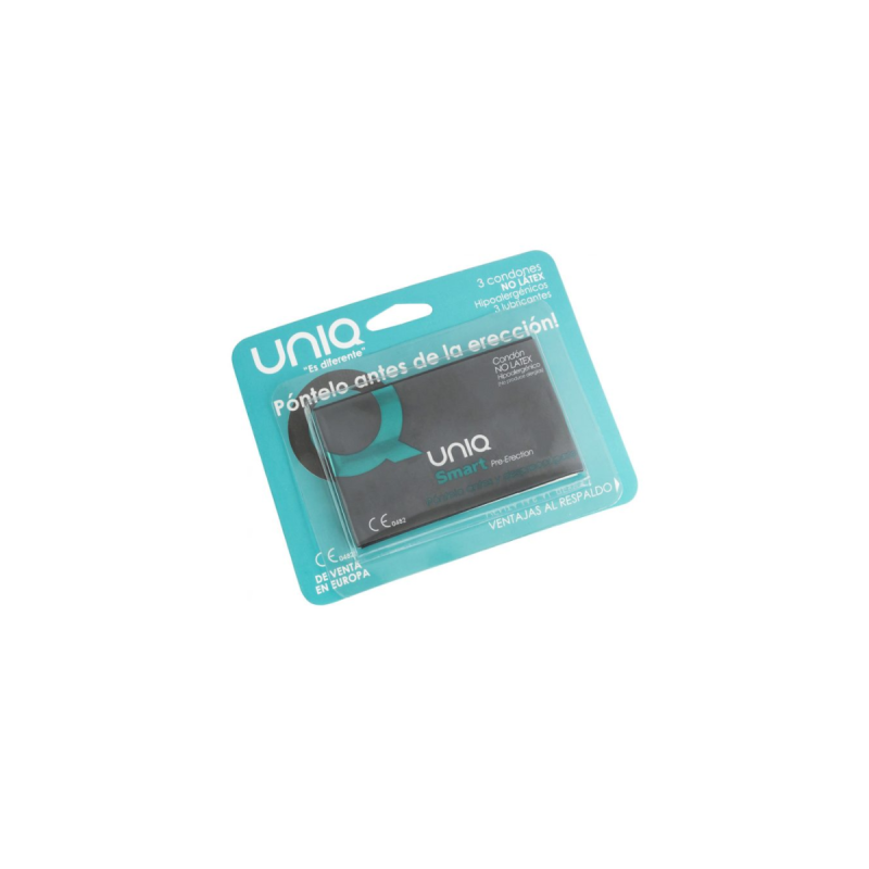 UNIQ - SMART LATEX FREE PRE-ERECTION CONDOMS 3 UNITS - Latexfrei