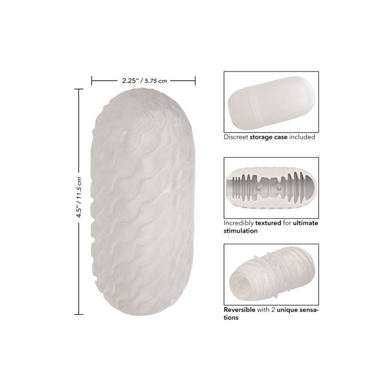 CALEXOTICS - STROKER REVERSIBILE A COSTE - Vagine con vibrazione