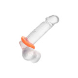 CALEXOTICS - ALPHA SEXAGON RING ORANGE - Cockringe ohne Vibration