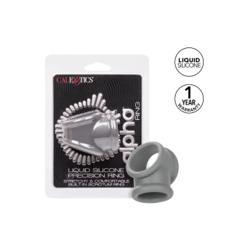 CALEXOTICS - ANELLO ALPHA PRECISION GRIGIO - Cockring senza vibrazione