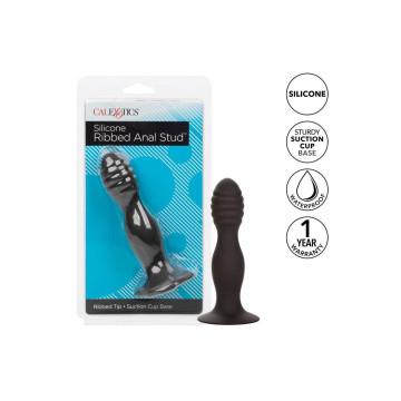CALEXOTICS - RIBBED ANAL STUD