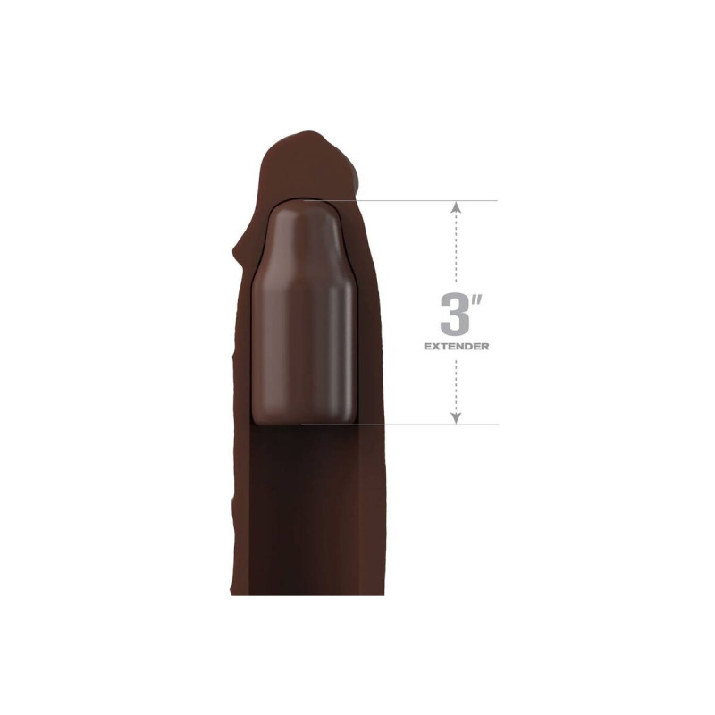 Fantasy X - Tensions - Pipedreams Rallonge W Sangle 17,78 Cm Marron