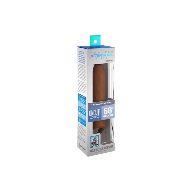 Pipedreams - Sleeve Uncut 17,78 Cm W Strap Caramel | Vybes.it