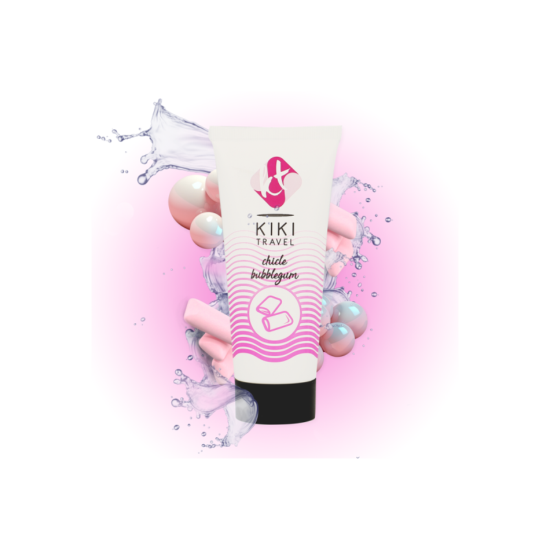 KIKÍ TRAVEL - STRAWBERRY GUM SCHMIERMITTEL 50 ML - Mit köstlichen Aro…