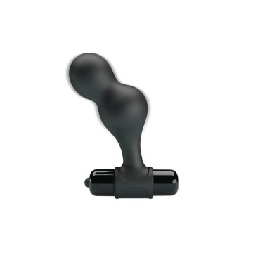 Mr Play - Plug Anal Vibrador De Silicona Negro | Vybes.it
