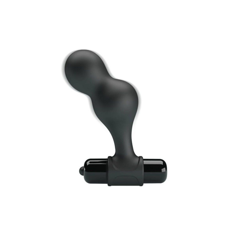 Mr Play - Plug Anal Vibrador De Silicona Negro | Vybes.it