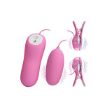 Pretty Love - Pinzas Con Vibración Y Eletroshock Rosa | Vybes.it