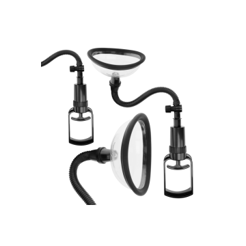 Intense - Pump Bomba Manual Vaginal Con Dos Copas Intercambiables |