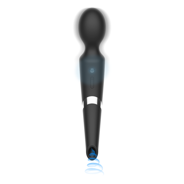 BLACK&SILVER - BECK WAND Y SUCCIONADOR 2 EN 1 SILICONA