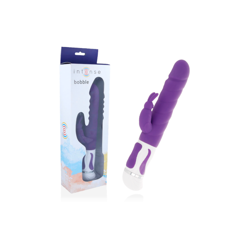 Intense - Bobble Vibrador Rotador Silicona Lila | Vybes.it