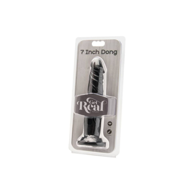 GET REAL - DONG 18 CM NOIR - Pénis réalistes | Vybes.it