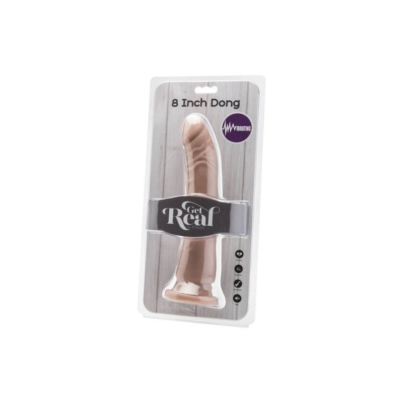 Get Real - Dong 20,5 Cm Vibrierende Haut | Vybes.it