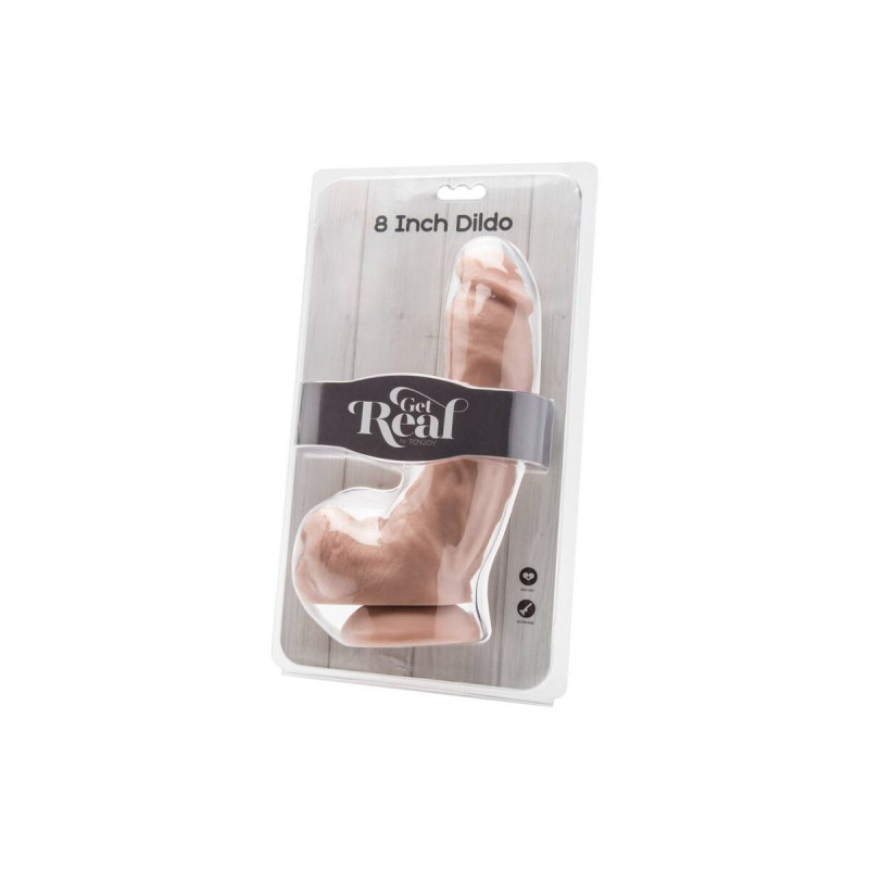 Get Real - Dildo 20,5 Cm Con Palle Di Pelle | Vybes.it