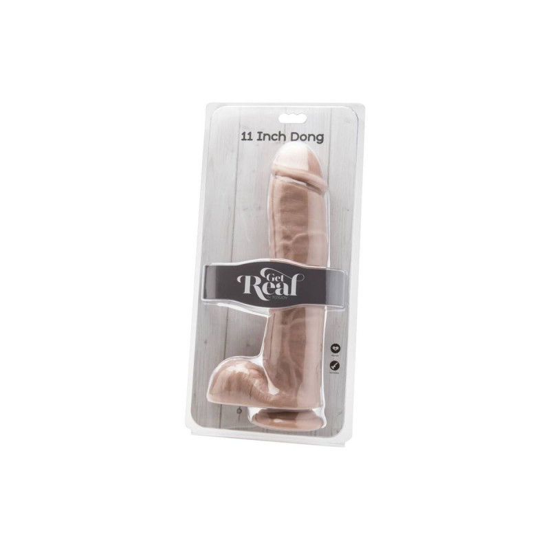 Get Real - Dildo 28 Cm Con Testículos Natural | Vybes.it