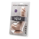 GET REAL - DILDO 20,5 CM CON VIBRATORE PER SFERE