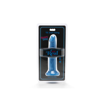 GET REAL - HAPPY DICKS DONG 19 CM BLAU - Realistische Penisse