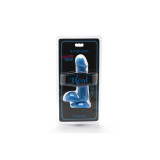 Get Real - Happy Dicks Dildo 12 Cm Con Testículos Azul | Vybes.it