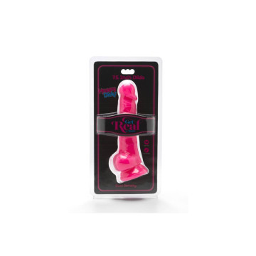 Get Real - Happy Dicks 19 Cm Con Testículos Rosa | Vybes.it