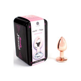 SECRETPLAY - METAL BUTT PLUG ROSE GOLD SMALL SIZE 7 CM - SECRETPLAY T…