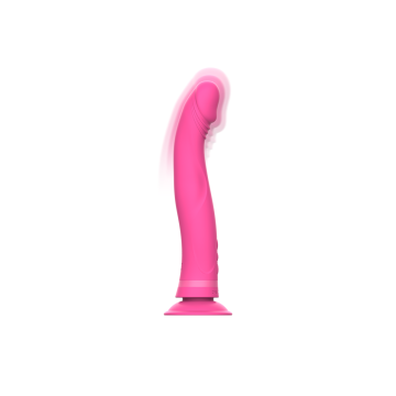 Intense - Michelangelo Dildo Vibrador Silicona Rosa | Vybes.it