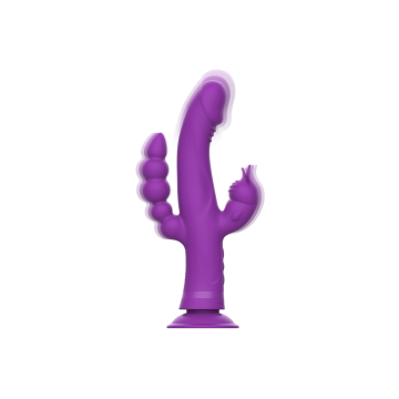 Intense - Casanova Vibrador Rabbit Silicona Triple Motor Morado |